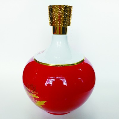 亨泰 酒瓶新款彩色噴涂1500ml玻璃酒瓶 真金工藝玻璃白酒瓶廠家定制圖片_高清圖_細節(jié)圖