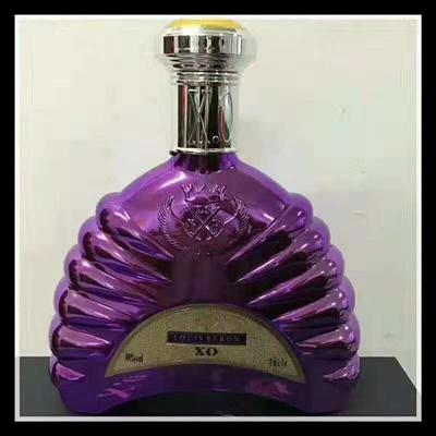 長期供應(yīng)一斤裝玻璃白酒瓶 高檔噴涂烤花酒瓶設(shè)計(jì)定做